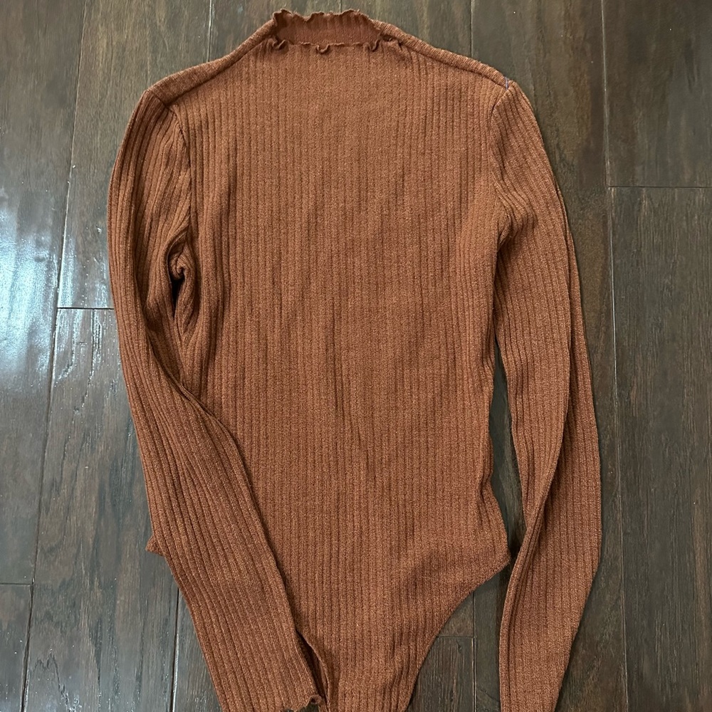 🌟2/$10🌟Shein Ribbed Turtleneck Bodysuit